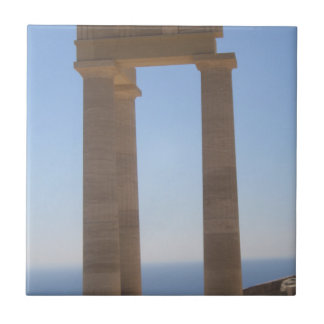 Azulejo cerâmico grego templo