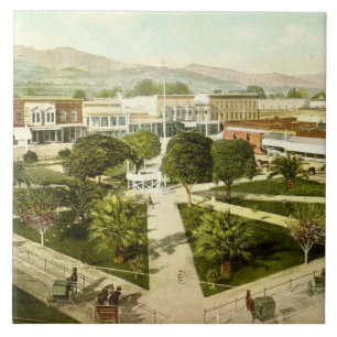 Azulejo Cerâmico Healdsburg California Plaza