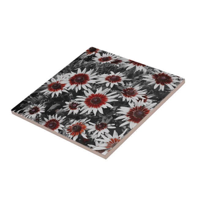 Azulejo cerâmico impressionante de olhos negros (Lateral)