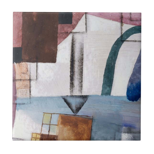 AZULEJO CERÂMICO : KANDINSKY : PÁSCOA BRANCA : 192 (Frente)