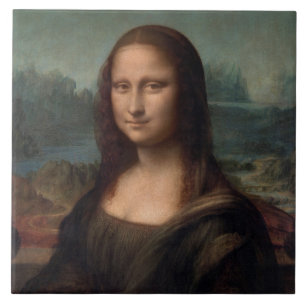 AZULEJO CERÂMICO: Leonardo da Vinci: A MONA LISA