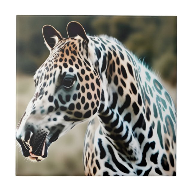 Azulejo cerâmico Leopardo Appaloosa (Frente)