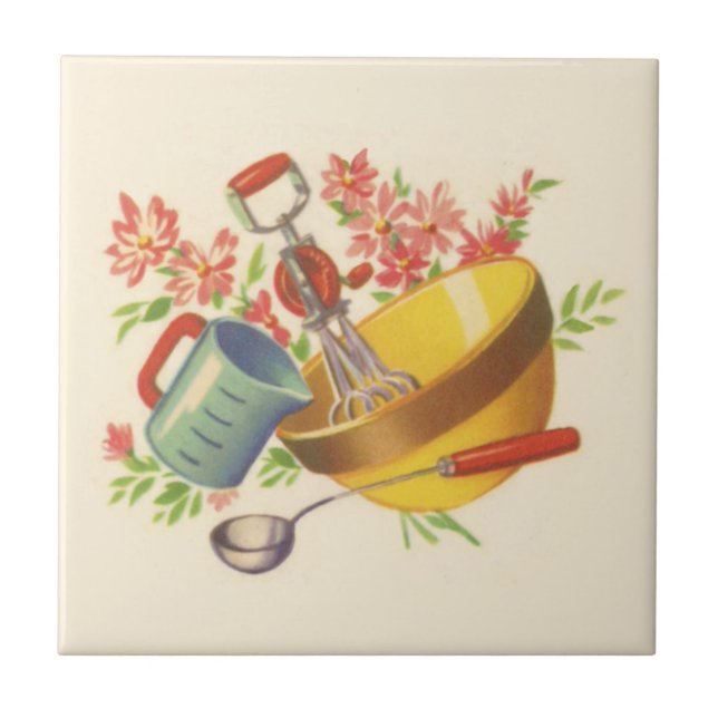 Azulejo cerâmico, MATRIZ DE COZINHA Pequena "B" (Frente)