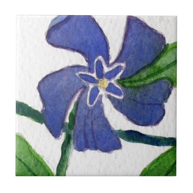 azulejo cerâmico "Vinca Vine" (Frente)