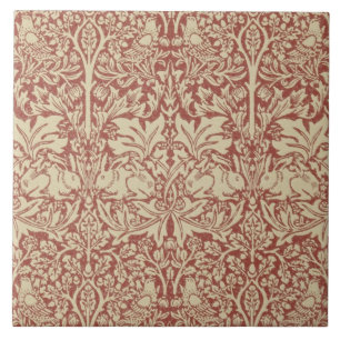 Azulejo cerâmico William Morris Brer Rabbit Design
