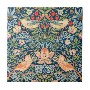 AZULEJO CERÂMICO: WILLIAM MORRIS: STRAWBERRY THIEV