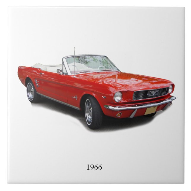 azulejo convertível vermelho 1966 (Frente)