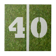 Azulejo customizável do futebol do aniversário de