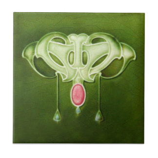 Azulejo da antiguidade da reprodução de Nouveau da