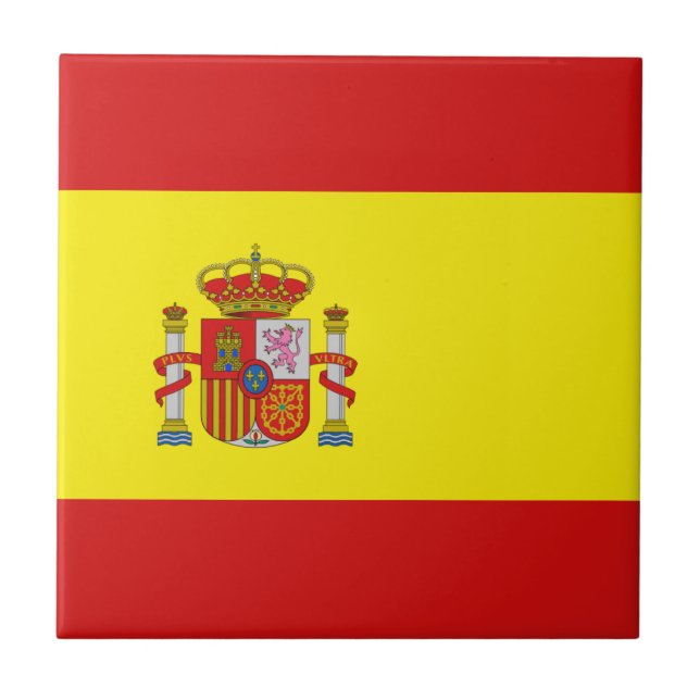 Azulejo da bandeira da espanha (Frente)