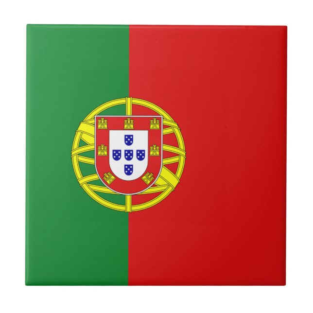 Azulejo da bandeira de Portugal (Frente)