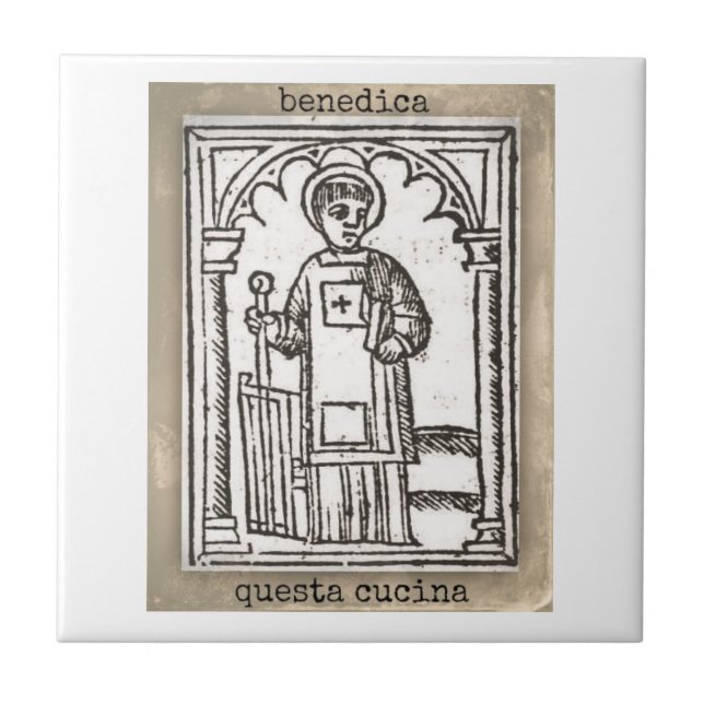 Azulejo da cozinha de San Lorenzo (Frente)