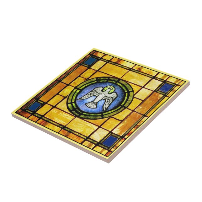 Azulejo da janela da pomba da paz (Lateral)