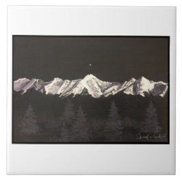 Azulejo da montanha do chifre dos alces