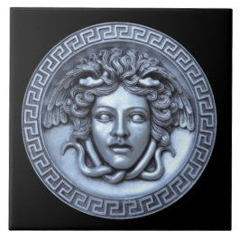 Azulejo da Parede Silver Medusa