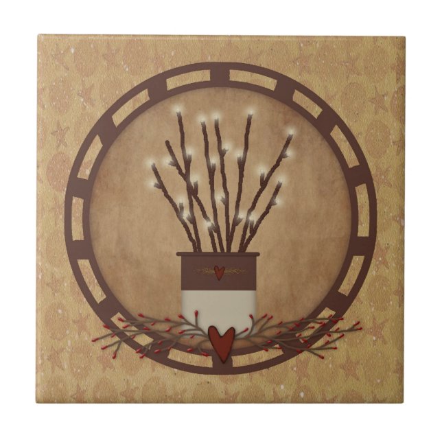 Azulejo das luzes da ramificação (Frente)