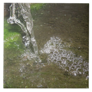 Azulejo de água borbulhante em cascata