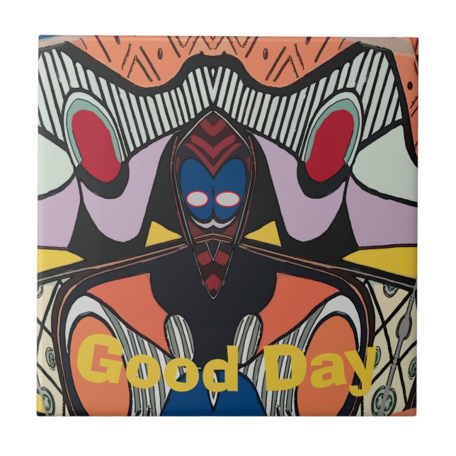 Azulejo de Alienígena de Espaço abstrato, editar t (Frente)