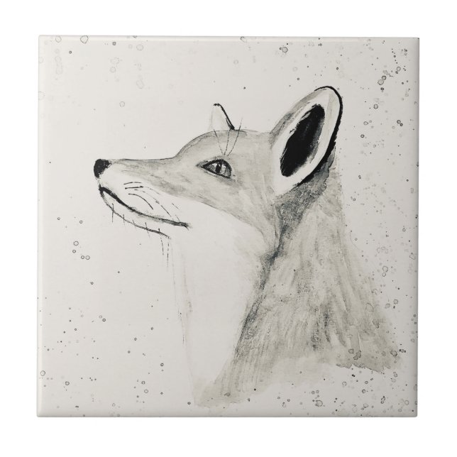 Azulejo de animais da floresta de folha de folha (Frente)