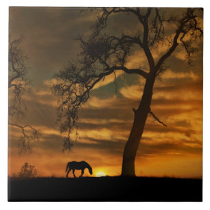 Azulejo de Arte do Cavalo