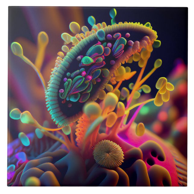 Azulejo de Arte Microscópica (Frente)