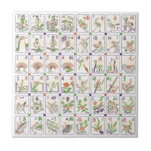 Azulejo de Azulejos Mah Jongg Honor