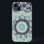 Azulejo de Batik Azul III<br><div class="desc">Floral</div>