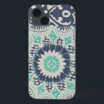 Azulejo de Batik Azul III<br><div class="desc">Floral</div>