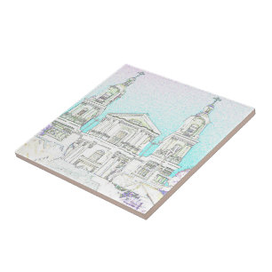 Azulejo De Cerâmica В de Arquitetura da Igreja и т е б с к П л и т к