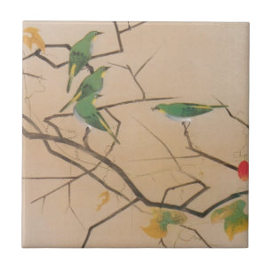 Azulejo De Cerâmica メジロ, 速水御舟, Branco-Olho japonês, Gyo