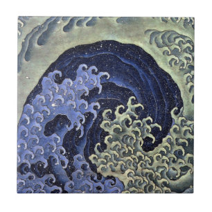 Azulejo De Cerâmica 北 斎 波, 北 斎 Hokusai Wave, Hokusai, Ukiyoe