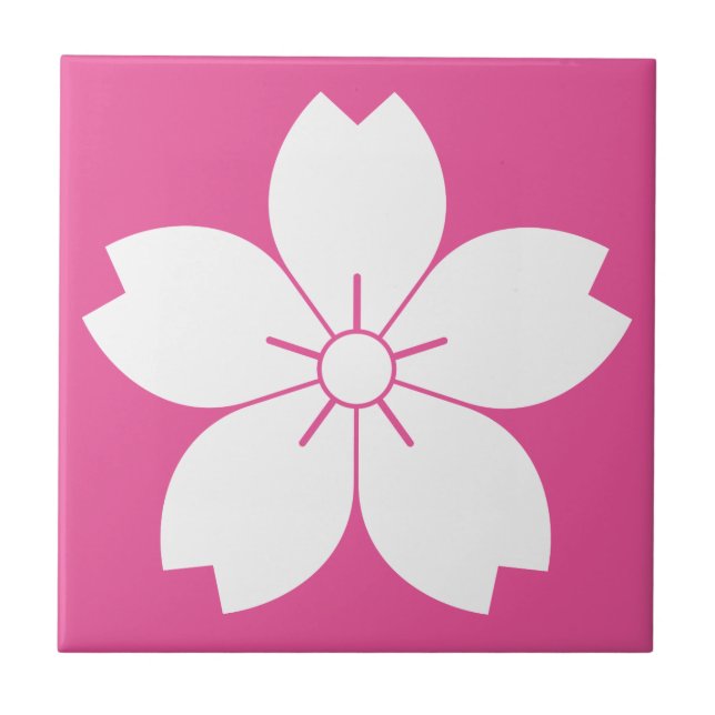 AZULEJO DE CERÂMICA  山桜 (Frente)