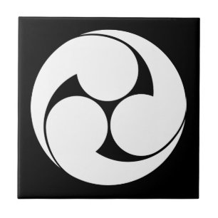 AZULEJO DE CERÂMICA 左 三 巴 (地 抜 き)