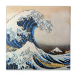 Azulejo De Cerâmica 神奈川沖浪裏, grande onda do 北斎, Hokusai, Ukiyo-e<br><div class="desc">Katsushika Hokusai (outubro ou novembro de 1760 - 10 de maio de 1849) era um artista, um pintor do ukiyo-e e um printmaker japoneses do período de Edo. Em seu tempo, era o perito principal de Japão na pintura chinesa. O nascer em Edo (agora Tokyo), Hokusai é o mais conhecido...</div>
