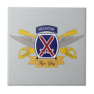 Azulejo De Cerâmica 10o Aviação da divisão da montanha (AVN)
