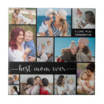 Azulejo De Cerâmica 11 Colagem Fotográfica Melhor Mãe De Todos Os temp<br><div class="desc">Crie A Sua Colagem De Fotos Simples Da Mãe. Adicione Suas Próprias Fotos,  Adicione Sua Própria Saudação e Torne-A Sua Própria. Faça uma Colagem de Fotos Personalizada para Ocasiões e Dias de as mães Especiais.</div>