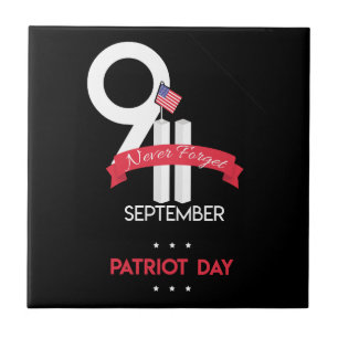 Azulejo De Cerâmica 11 de setembro nunca se esqueça