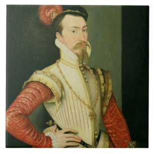 Azulejo De Cerâmica 1532-88) øs condes de Robert Dudley (de Leicester