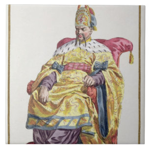 Azulejo De Cerâmica 1662-1722) imperadores Manchu de Kang Tsi (de
