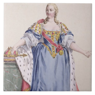 Azulejo De Cerâmica 1717-80) imperatrizes de Maria Theresa (de