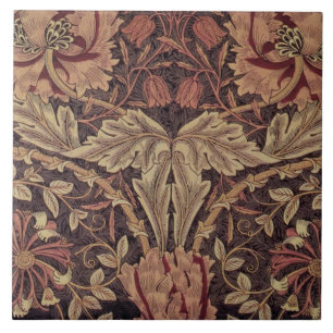 Azulejo De Cerâmica 1876 Vintage William Morris Honeysuckle