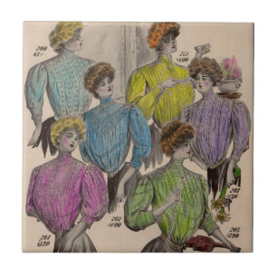 Azulejo De Cerâmica 1908 Gimbels damas blusas blusas no. 1