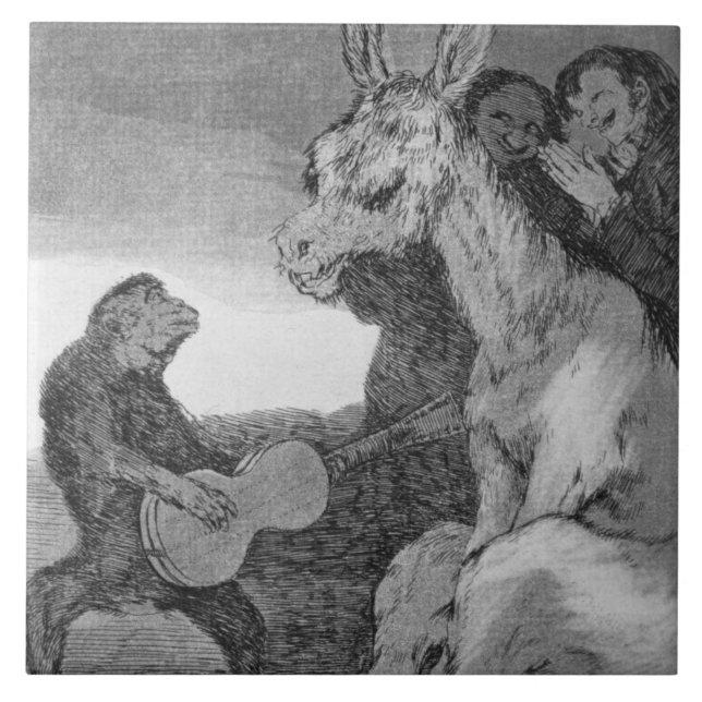 Azulejo De Cerâmica 193-0082138 bravo! , uma caricatura do evenin (Frente)