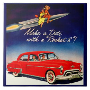 Azulejo De Cerâmica 1950 Faça um encontro com Rocket 88