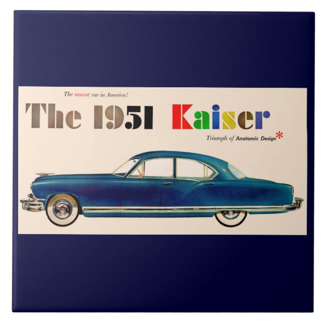 Azulejo De Cerâmica 1951 Kaiser (Frente)