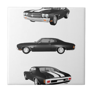Azulejo De Cerâmica 1970 Chevelle SS: