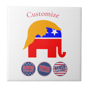 Azulejo De Cerâmica 2024 Nunca Trump Thunder_Cove
