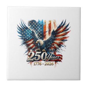 Azulejo De Cerâmica 250 Anos da América Aniversário 250º Independência