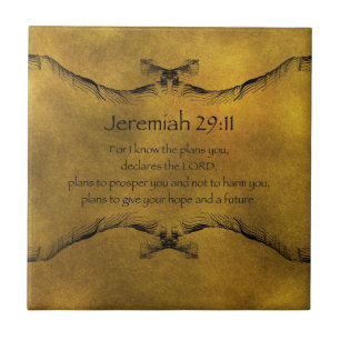 Azulejo De Cerâmica 29:11 de Jeremiah