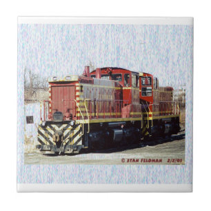 Azulejo De Cerâmica 2 locomotivas de mudança de terminal Juniata recon